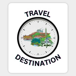 Travel to Taipei Sticker